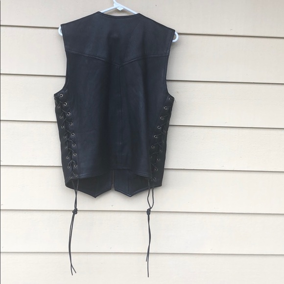 Reliance International Motorcycle Vest leather - Picture 1 of 6